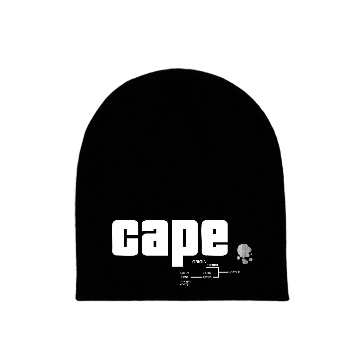 Double side logo Beanie (black)